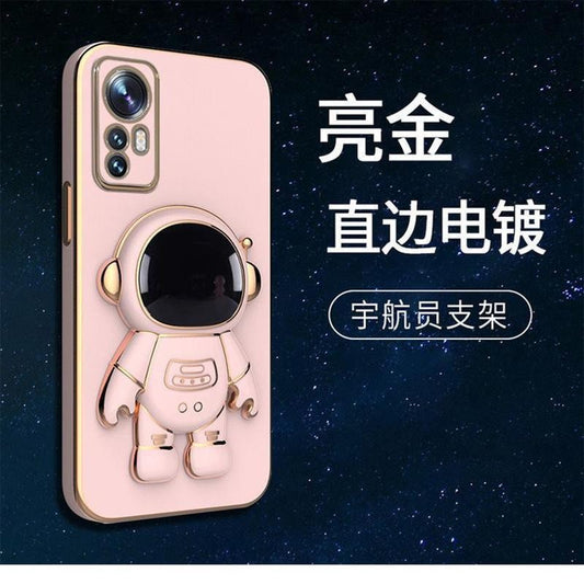 Husa de Protectie 2 in 1, pentru Honor 90, Astronaut cu Suport, din TPU, Roz