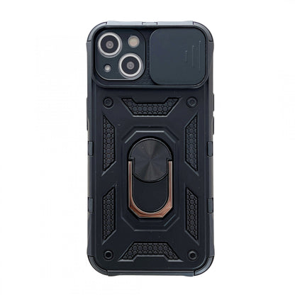 Husa de protectie compatibila cu Apple iPhone 13 Defender Model 4 cu suport,Negru