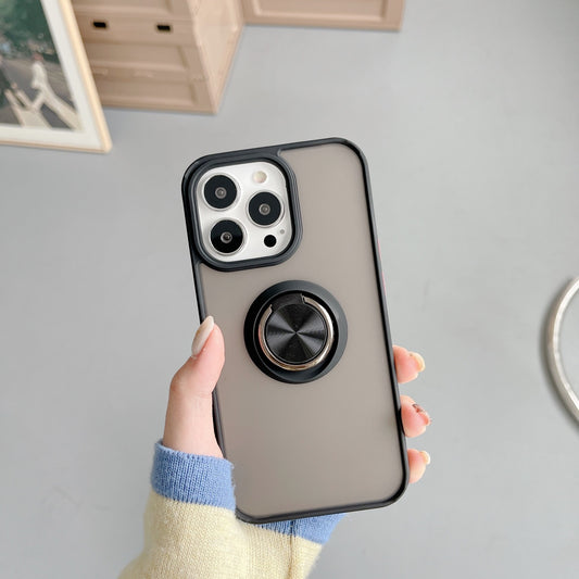 Husa de protectie compatibila cu Apple iPhone 13 Pro,Defender cu prindere inel,Negru