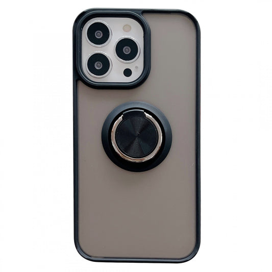 Husa de protectie compatibila cu Apple iPhone 13 Pro,Defender cu prindere inel,Negru