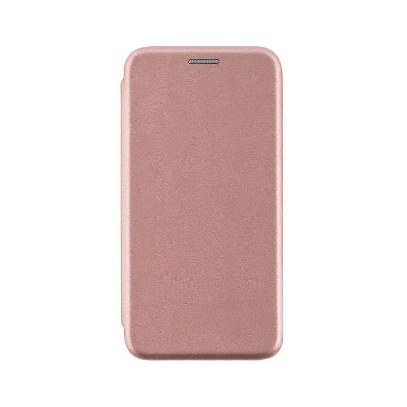 Husa de protectie compatibila cu Huawei P Smart 2021 Magnet Book Case Roz-Auriu