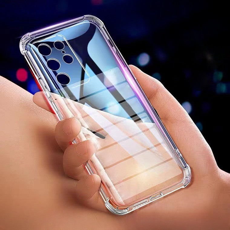 Husa de Protectie, Compatibila cu Samsung Galaxy A15/ A15 5G, TPU Antisoc, Protectie Colturi, 1.5 mm Transparent