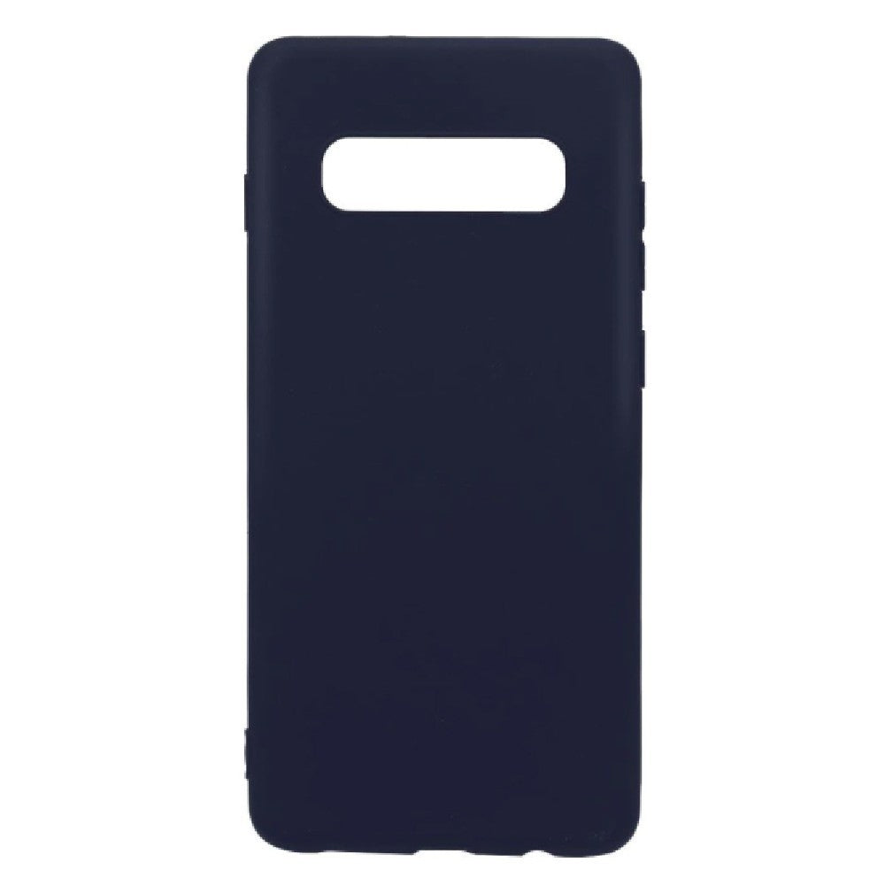 Husa de protectie compatibila cu Samsung Galaxy S10 Plus Matte Tpu Albastru inchis