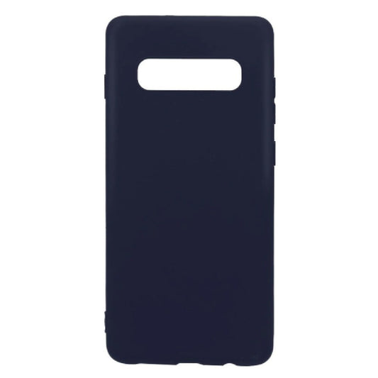 Husa de protectie compatibila cu Samsung Galaxy S10 Plus Matte Tpu Albastru inchis