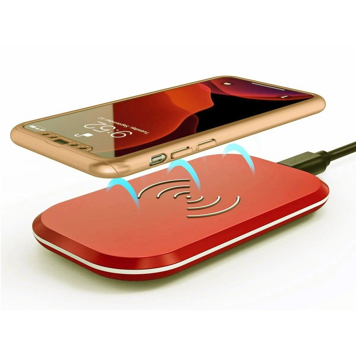 Husa de protectie compatibila cu Samsung S20 FE, Full Cover 360, Auriu + Folie de protectie