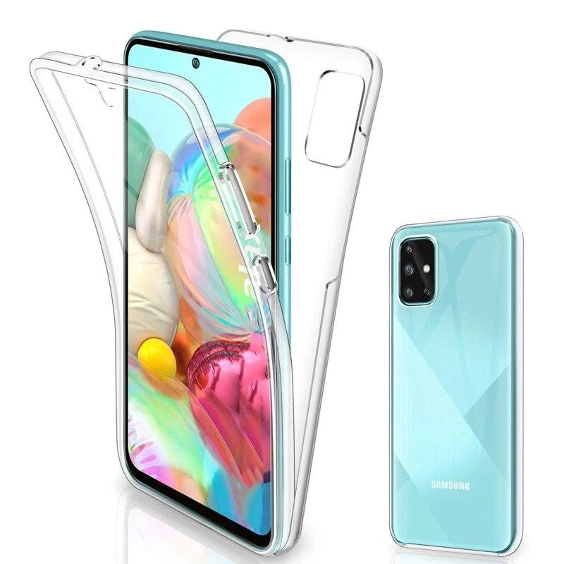 Husa de protectie® pentru Samsung A7 2017 Full Tpu 360 V2 Transparent
