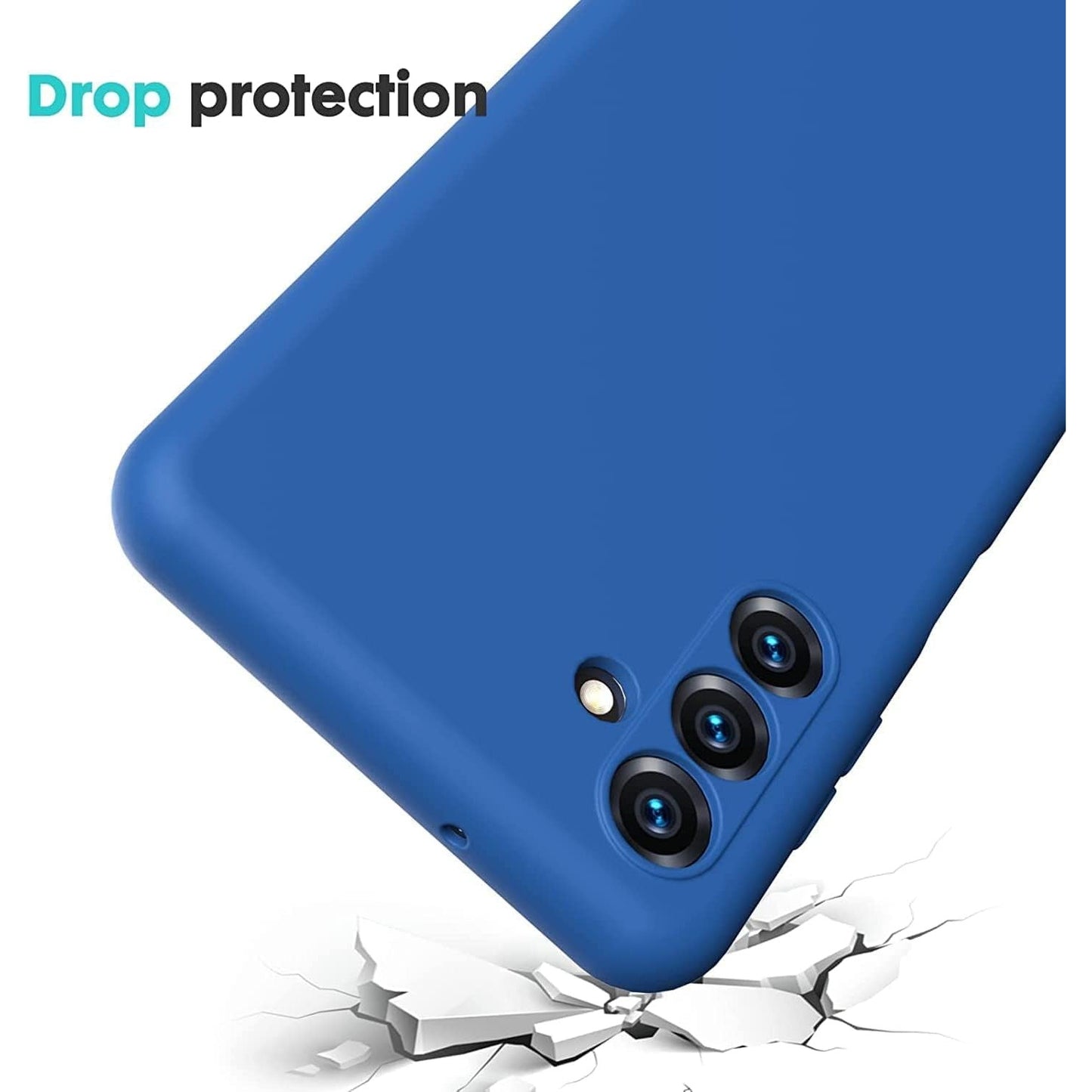 Husa de Protectie, pentru Samsung Galaxy S24 FE, Liquid Silicone, cu Microfibra pe Interior, Protectie Antisoc, Compatibil Incarcare Wireless, Albastru