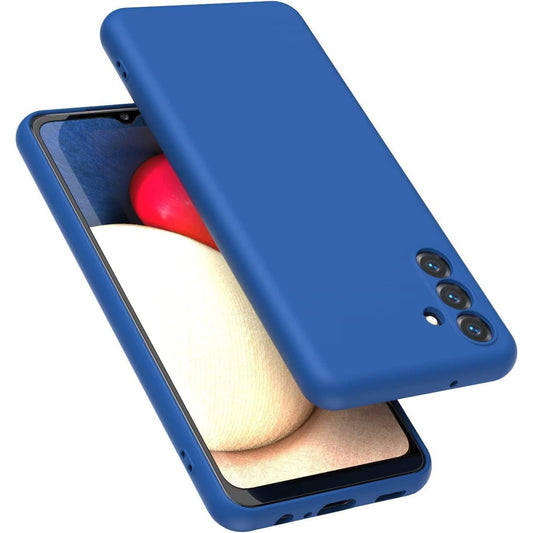 Husa de Protectie, pentru Samsung Galaxy S24 FE, Liquid Silicone, cu Microfibra pe Interior, Protectie Antisoc, Compatibil Incarcare Wireless, Albastru