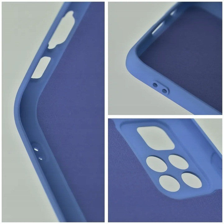 Husa de Protectie, pentru Xiaomi Redmi Note 12 Pro 5G, Liquid Silicone, cu Microfibra pe Interior, Protectie Antisoc, Compatibil Incarcare Wireless, Albastru