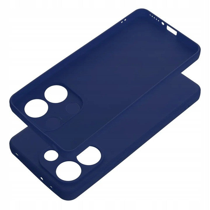 Husa de Protectie, pentru Xiaomi Redmi Note 13 Pro 5G, Liquid Silicone, cu Microfibra pe Interior, Protectie Antisoc, Compatibil Incarcare Wireless, Albastru