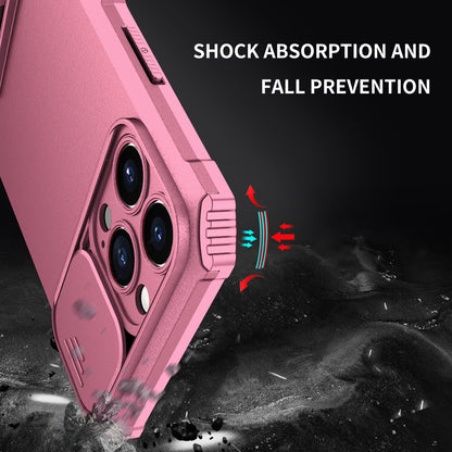 Husa Defender cu Stand pentru iPhone 11 Pro, Roz, Suport reglabil, Antisoc, Protectie glisanta pentru camera