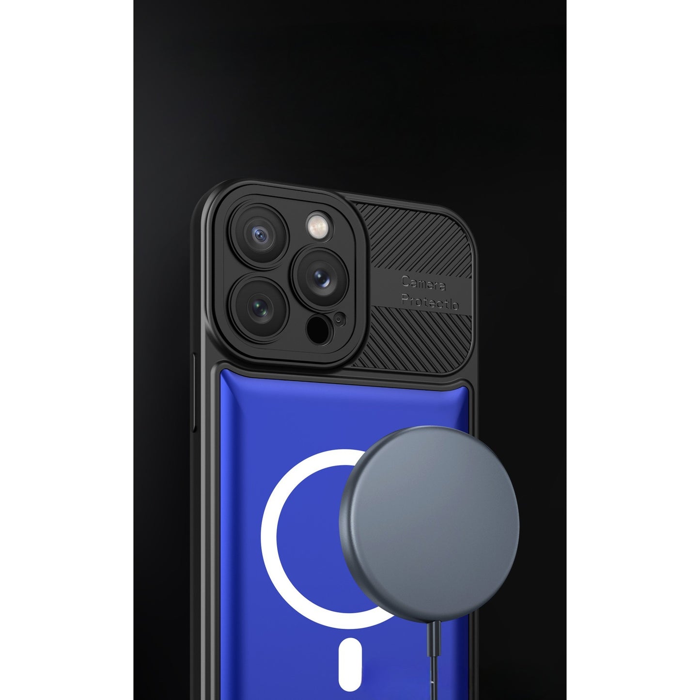 Husa Husa Urban Armor pentru Samsung A23 5G Albastru, Suport Auto Magnetic, Protectie Antisoc