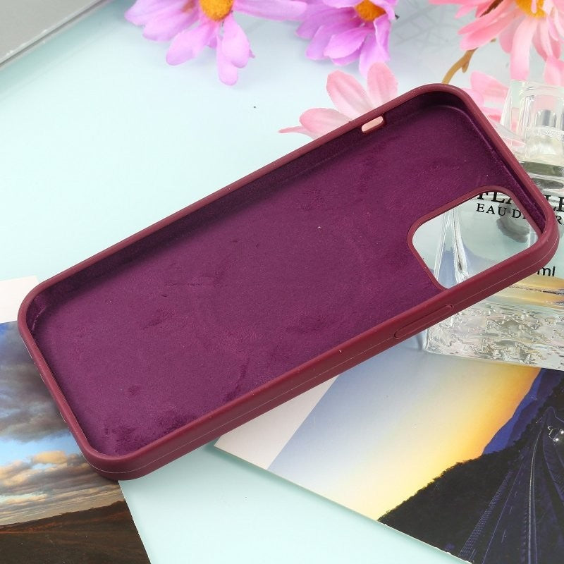 Husa MagSafe liquid large hole magnetic shell pentru Apple iPhone 12/ 12 Pro, Full Cover, Liquid Silicone, Magnetica, Incarcare Wireless, Mov
