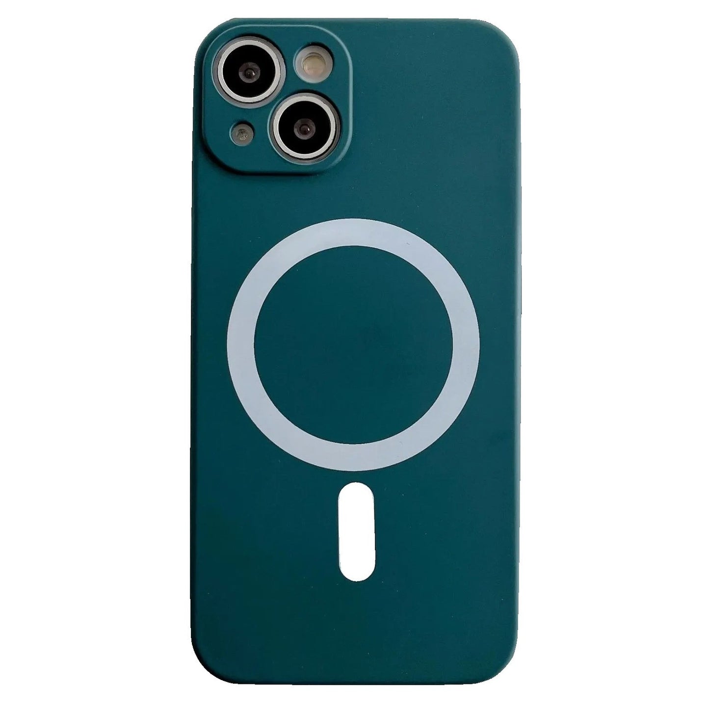 Husa MagSafe pentru Apple iPhone 11, Silicon, Protectie pentru camera, Magnetica, Incarcare Wireless, , Verde