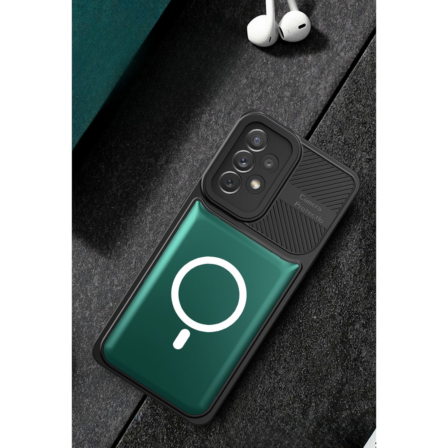 Husa pentru Apple iPhone 13 Pro MagSafe, Urban Armor, Verde inchis, suport magnetic