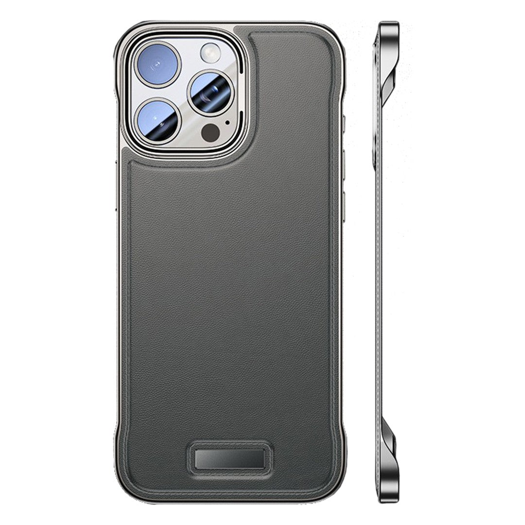 Husa pentru iPhone 15 Pro, husa de protectie pentru telefon, Design Modern fara margini, Subtire, Gri