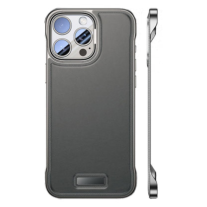 Husa pentru iPhone 15 Pro, husa de protectie pentru telefon, Design Modern fara margini, Subtire, Gri