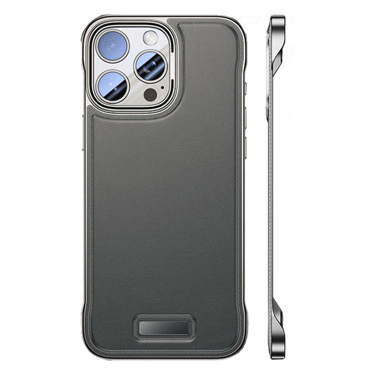 Husa pentru iPhone 15 Pro, husa de protectie pentru telefon, Design Modern fara margini, Subtire, Gri