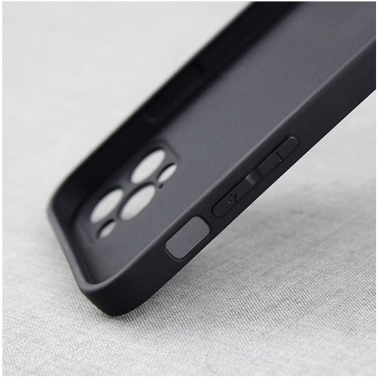 Husa pentru Samsung Galaxy S22 Plus, Liquid Silicone, cu Microfibra pe interior, Protectie Antisoc, Negru