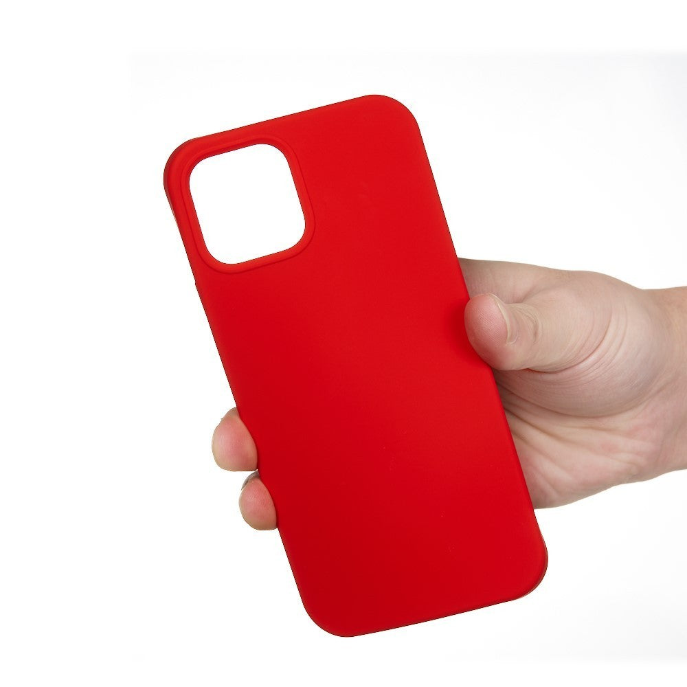 Husa protectie compatibila cu Apple iPhone 13 Liquid Silicone Rosu