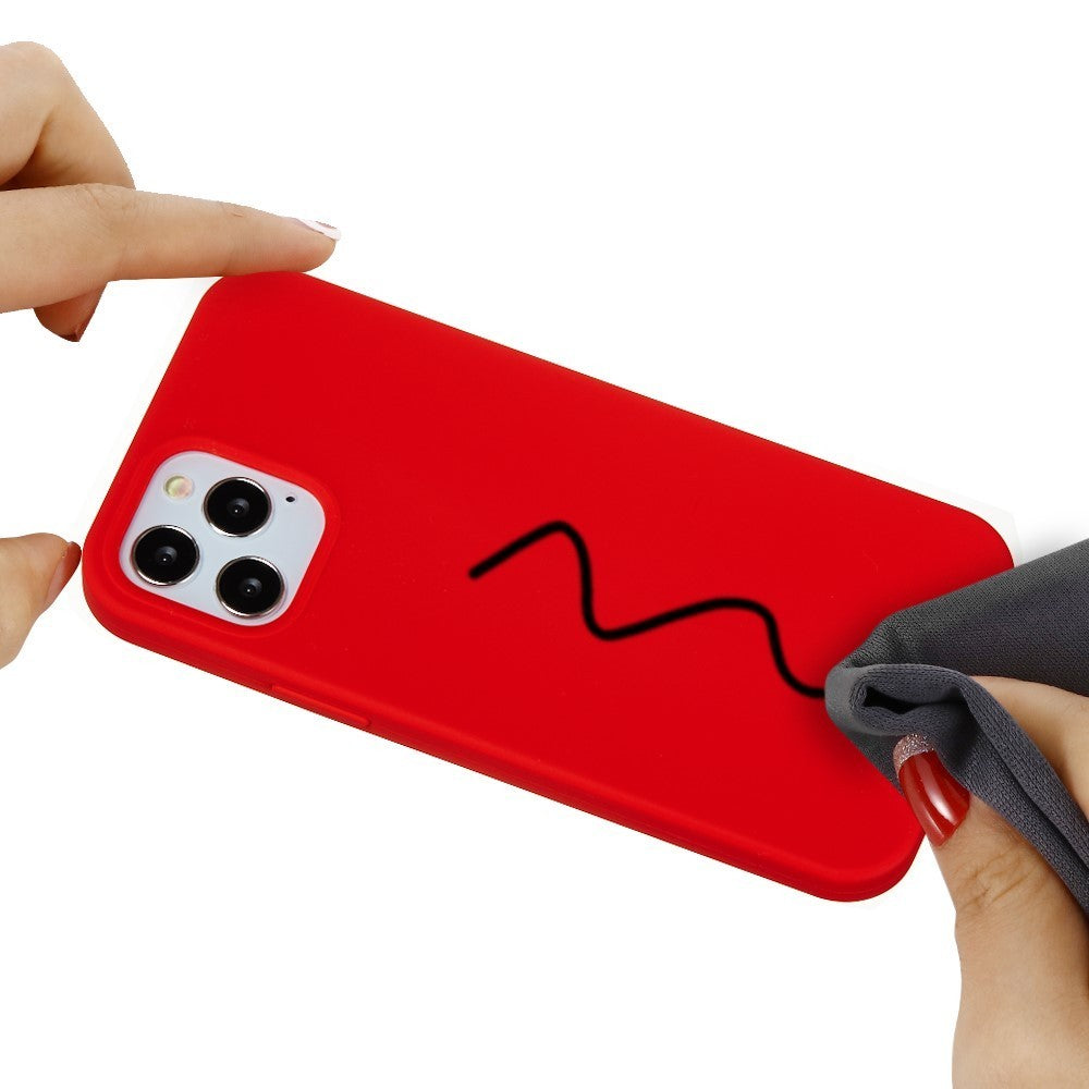 Husa protectie compatibila cu Apple iPhone 13 Liquid Silicone Rosu