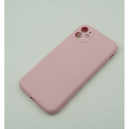 Husa protectie compatibila cu Apple iPhone 11 Liquid Silicone Roz