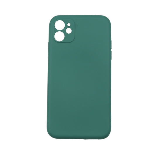 Husa protectie, compatibila cu Apple iPhone 11 Pro Liquid Silicone Verde