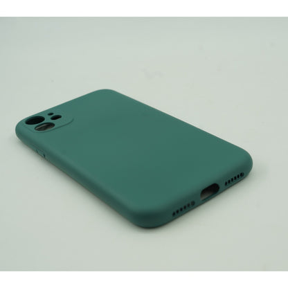 Husa protectie compatibila cu Huawei P Smart Z Liquid Silicone Case Verde