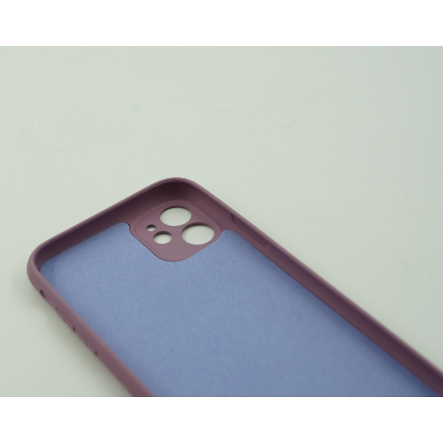 Husa protectie compatibila cu Huawei P40 Lite E Liquid Silicone Case Mov