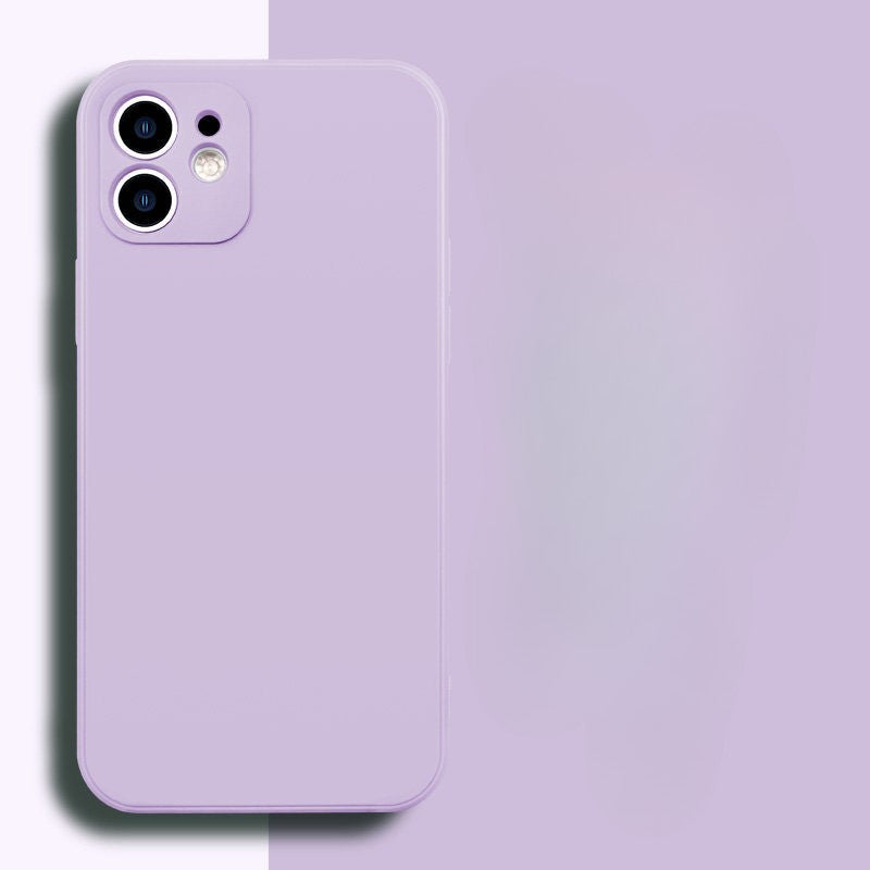Husa protectie compatibila cu Huawei P40 Lite E Liquid Silicone Case Mov