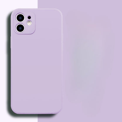Husa protectie compatibila cu Huawei P40 Lite E Liquid Silicone Case Mov