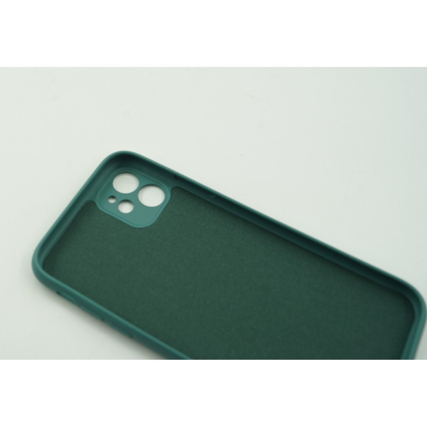 Husa protectie compatibila cu Huawei P40 Lite E Liquid Silicone Case Verde
