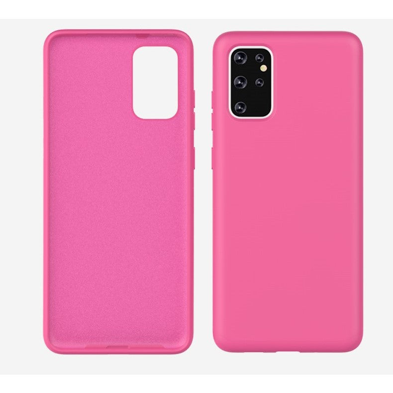 Husa protectie compatibila cu Samsung Galaxy S21 Ultra Liquid Silicone Case, Fuchsia