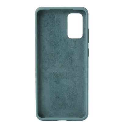 Husa protectie compatibila cu Samsung Galaxy S21 Ultra Liquid Silicone Case Verde