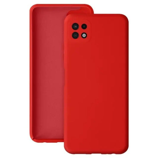 Husa protectie pentru Samsung A22 5G Liquid Silicone Rosu