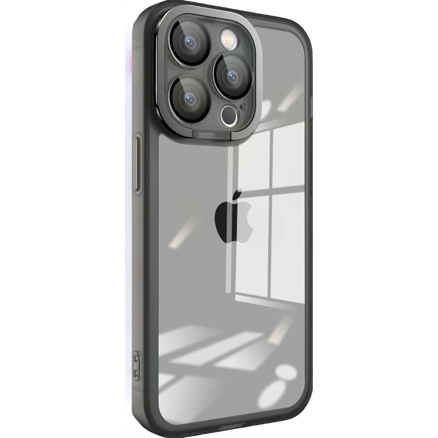 Husa protectie pentru Samsung A33 5G Electroplated cu  suport pentru camera, 1.5 mm grosime, protectie camera, Negru