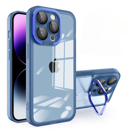 Husa protectie pentru Samsung A53 5G Electroplated cu  suport pentru camera, 1.5 mm grosime, protectie camera, Albastru