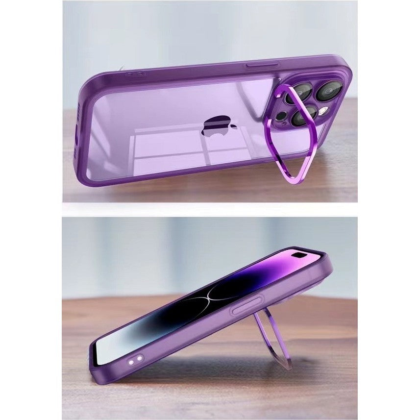 Husa protectie pentru Samsung A53 5G Electroplated cu  suport pentru camera, 1.5 mm grosime, protectie camera, Mov