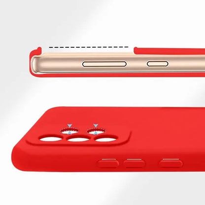 Husa protectie pentru Samsung A53 5G Liquid Silicone Rosu