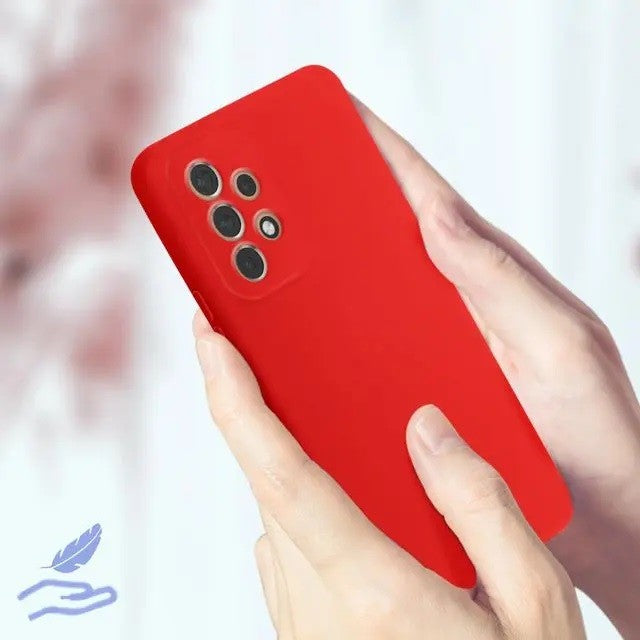 Husa protectie pentru Samsung A53 5G Liquid Silicone Rosu