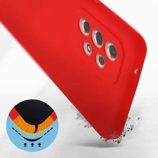 Husa protectie pentru Samsung A53 5G Liquid Silicone Rosu