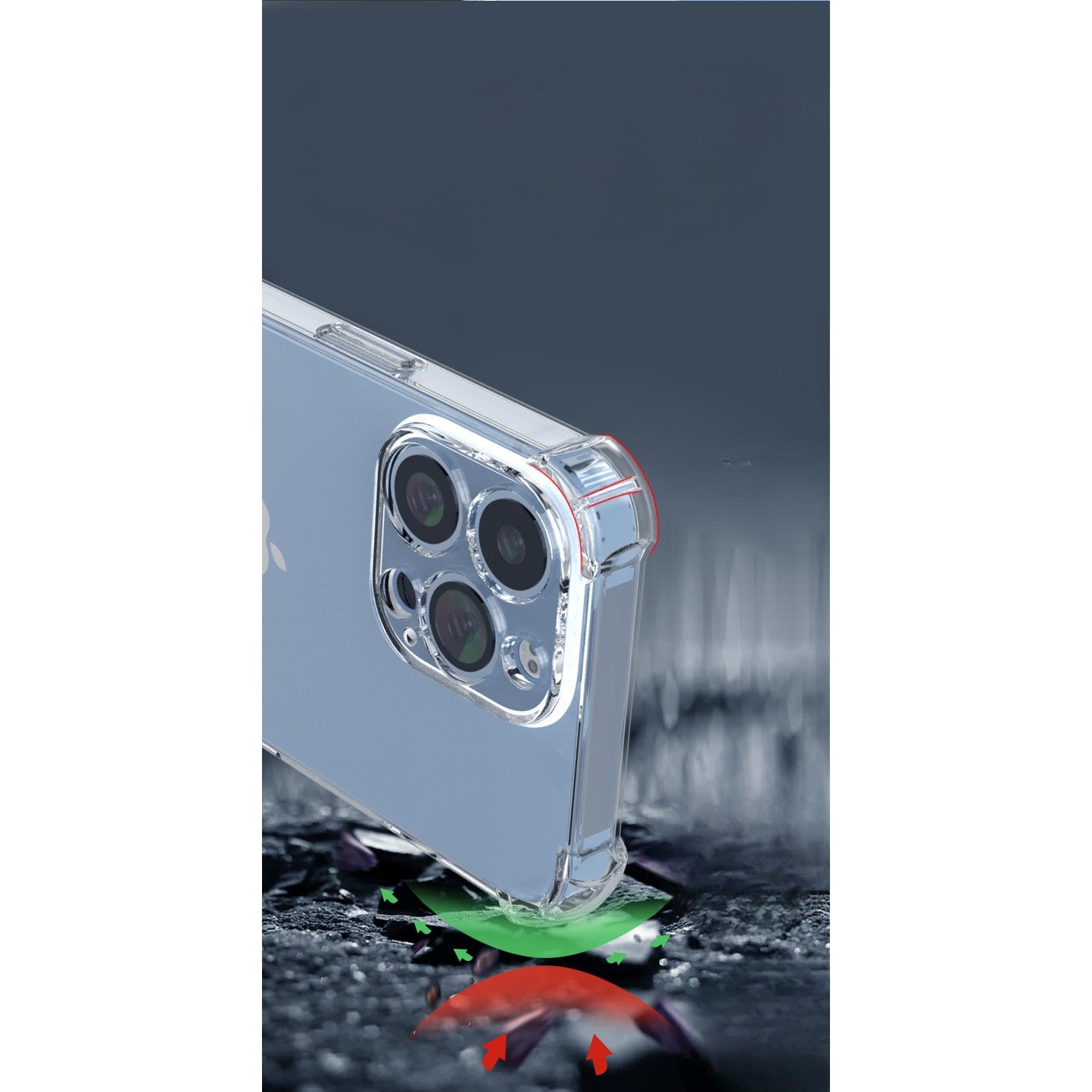 Husa protectie pentru Apple iPhone 14 Plus, TPU, Antisoc, Protectie colturi, Rezistenta la impact, 1.5 mm, Transparenta