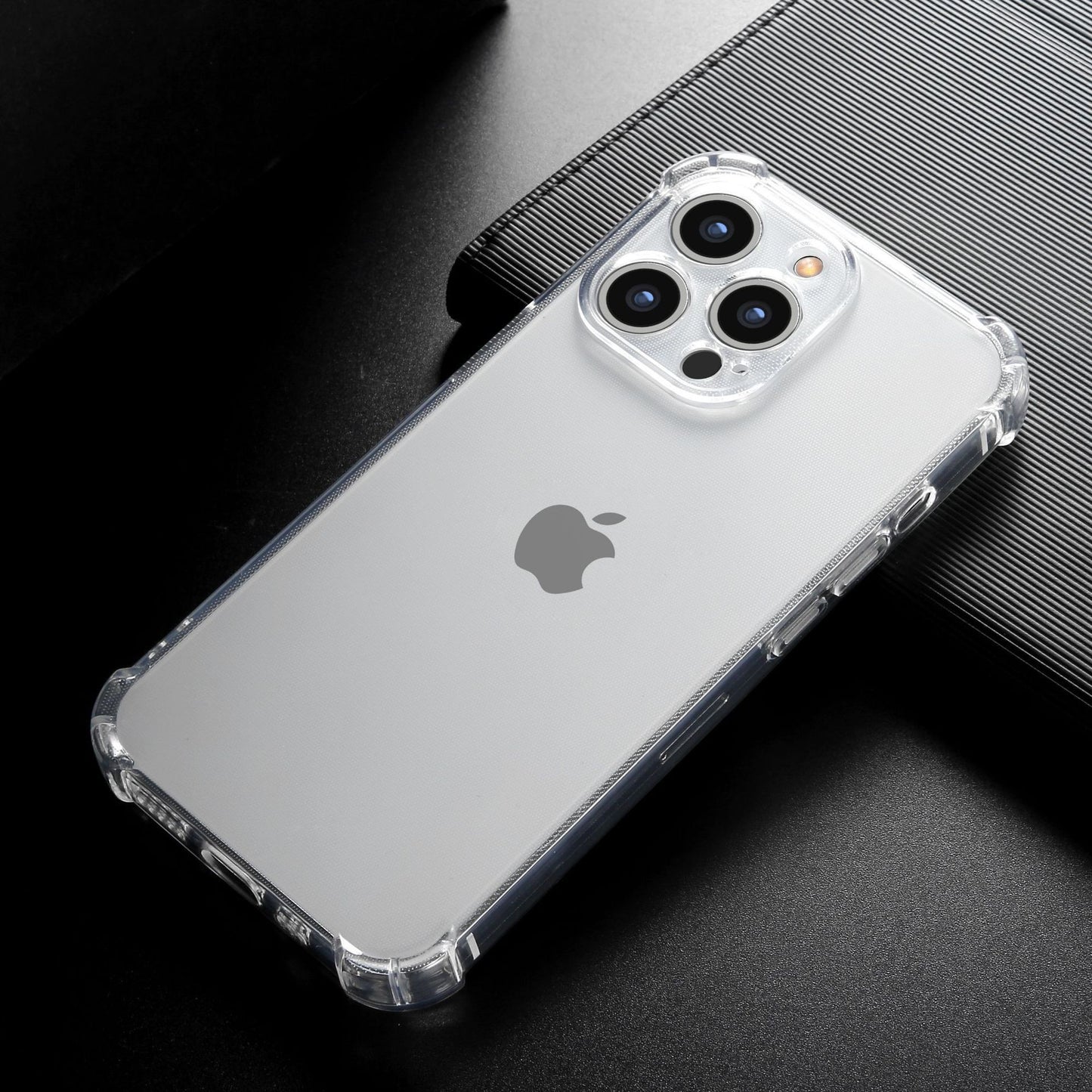Husa protectie pentru Apple iPhone 14 Plus, TPU, Antisoc, Protectie colturi, Rezistenta la impact, 1.5 mm, Transparenta