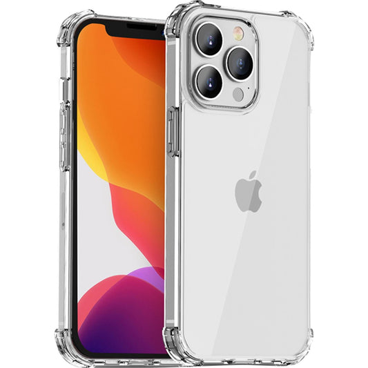 Husa protectie pentru Apple iPhone 14 Plus, TPU, Antisoc, Protectie colturi, Rezistenta la impact, 1.5 mm, Transparenta