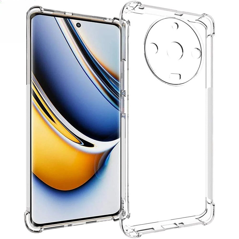 Husa protectie pentru Realme C11 2021, TPU, Antisoc, Protectie colturi, Rezistenta la impact, 1.5 mm, Transparenta