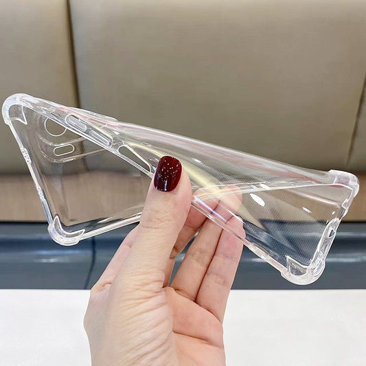 Husa protectie pentru Xiaomi 12T / 12T Pro, TPU, Antisoc, Protectie colturi, Rezistenta la impact, 1.5 mm, Transparenta