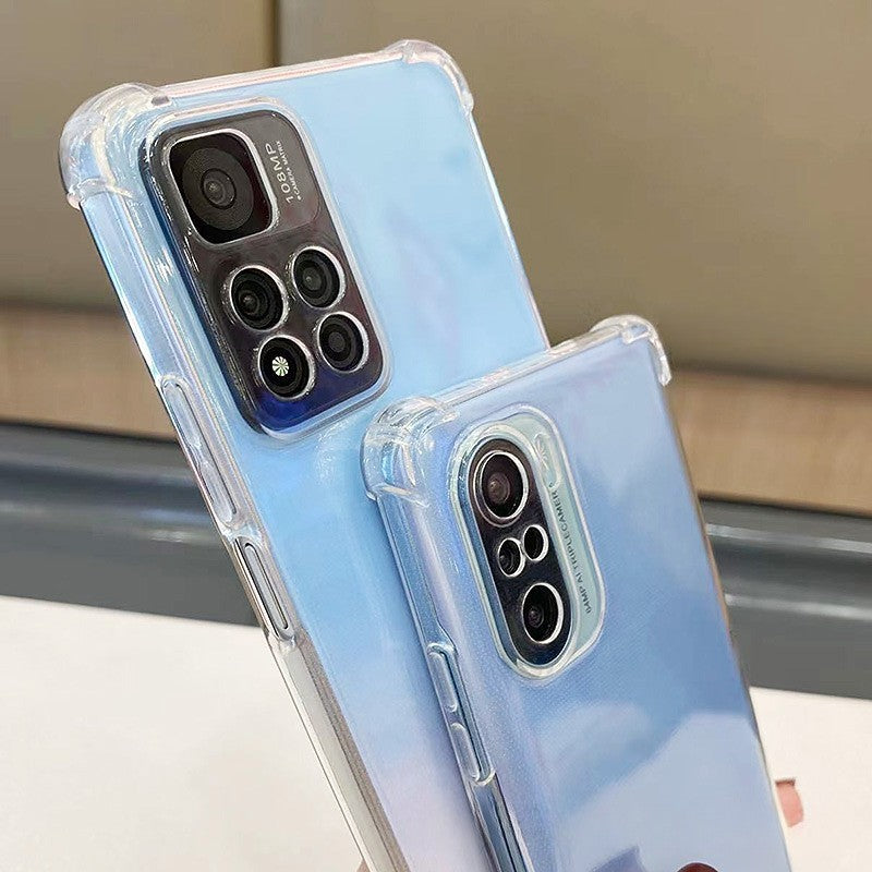 Husa protectie pentru Xiaomi 12T / 12T Pro, TPU, Antisoc, Protectie colturi, Rezistenta la impact, 1.5 mm, Transparenta