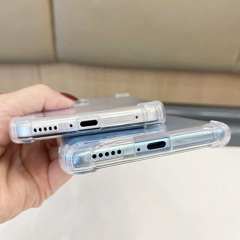 Husa protectie pentru Xiaomi 12T / 12T Pro, TPU, Antisoc, Protectie colturi, Rezistenta la impact, 1.5 mm, Transparenta