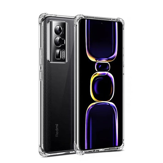 Husa protectie pentru Xiaomi 12T / 12T Pro, TPU, Antisoc, Protectie colturi, Rezistenta la impact, 1.5 mm, Transparenta