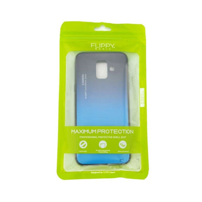 Husa Samsung Galaxy A8 2018 Hybrid Back Degrade, Albastru